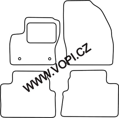 Autokoberce Ford Kuga 09/011 - 02/2013 Colorfit (1468)